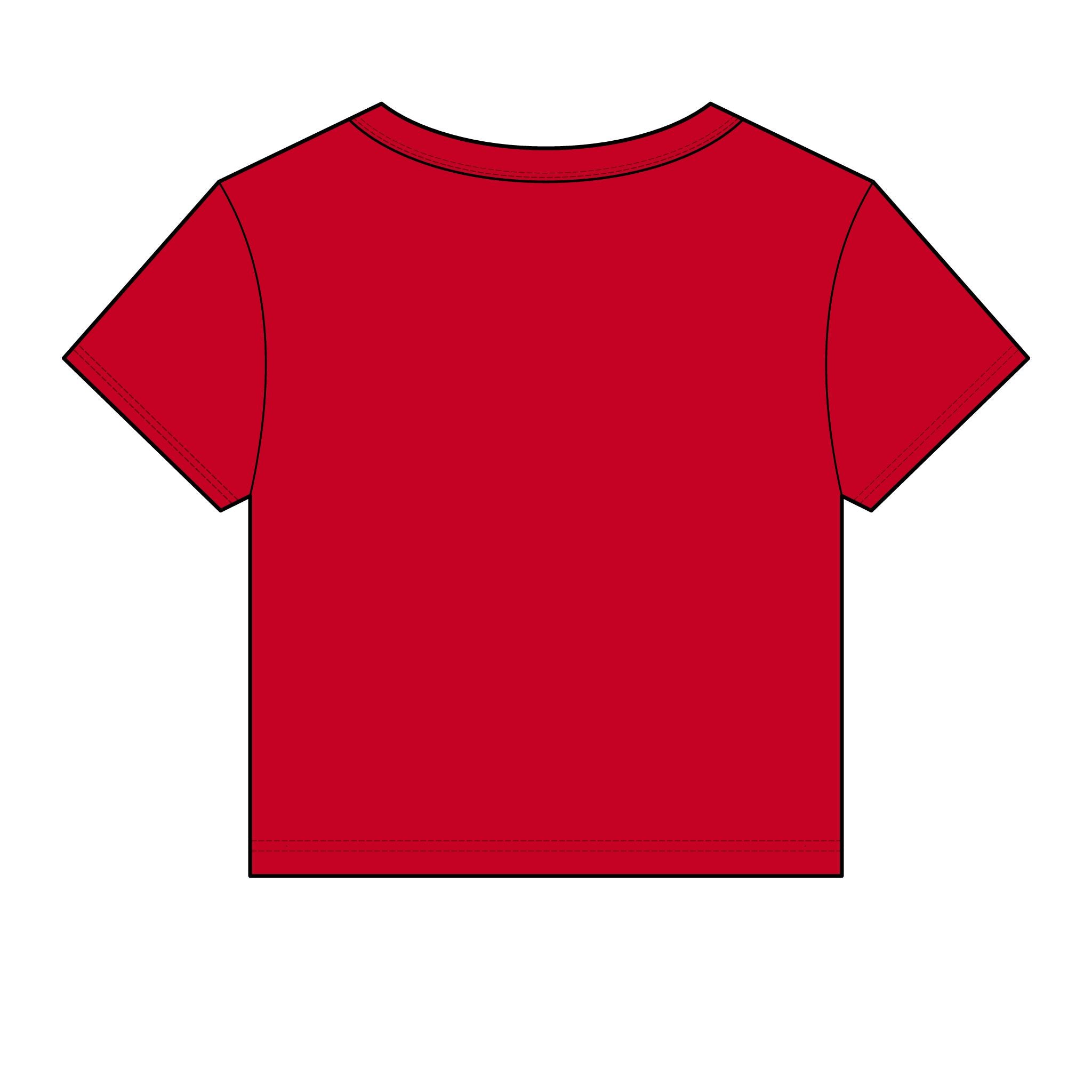 Allure Salon Women's Baby Tee — Eyelash & Brows Graphic Crop Tee