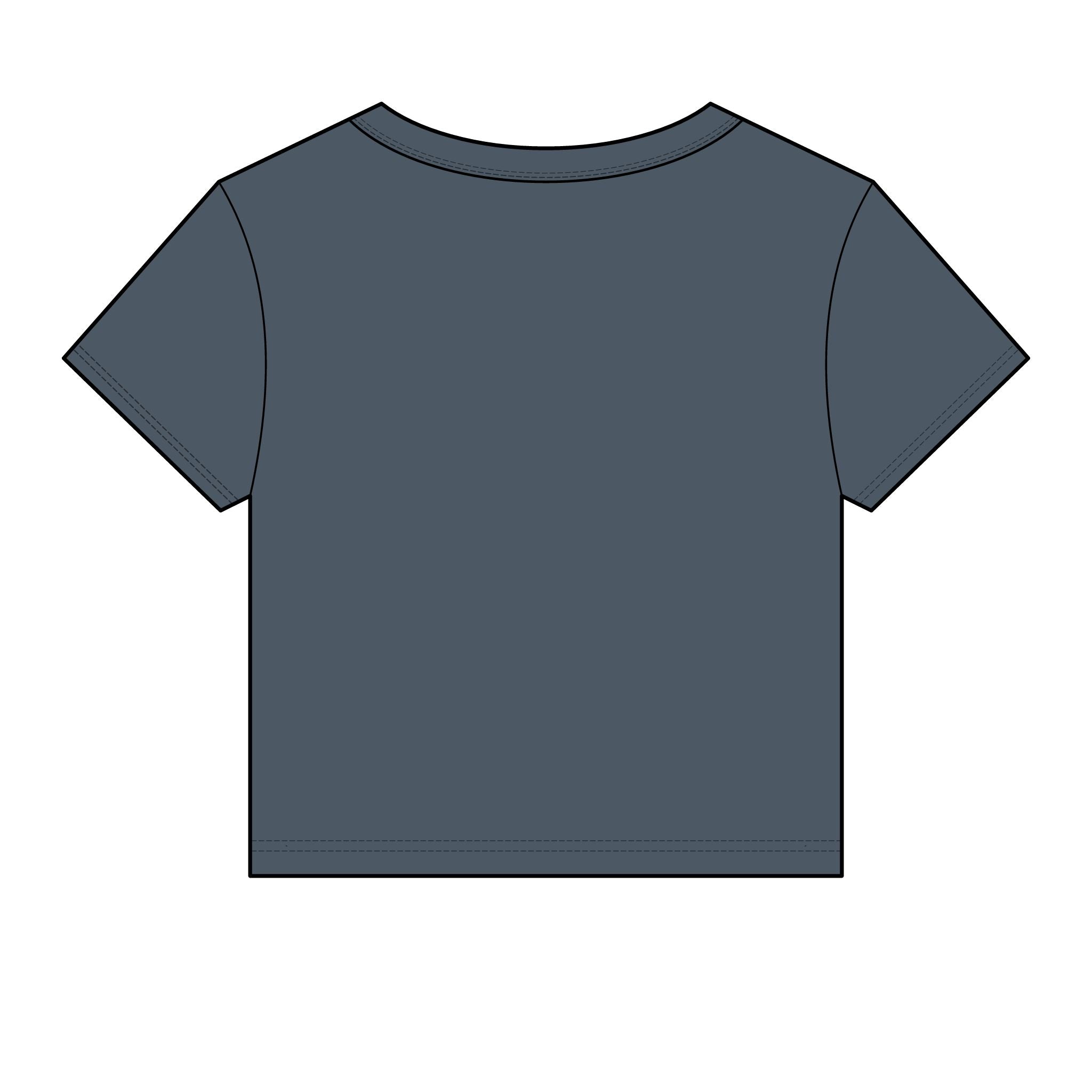 Allure Salon Women's Baby Tee — Eyelash & Brows Graphic Crop Tee