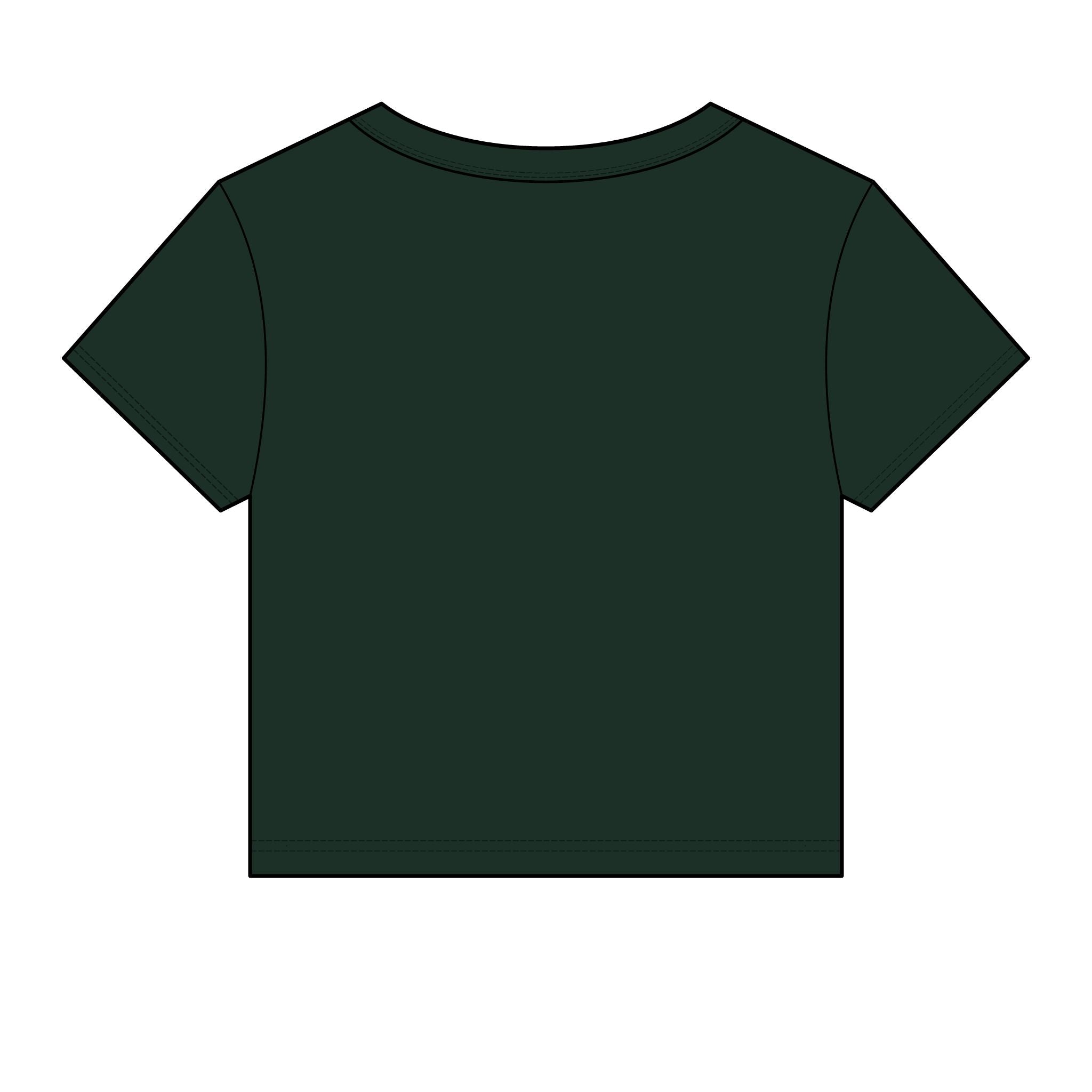 Allure Salon Women's Baby Tee — Eyelash & Brows Graphic Crop Tee