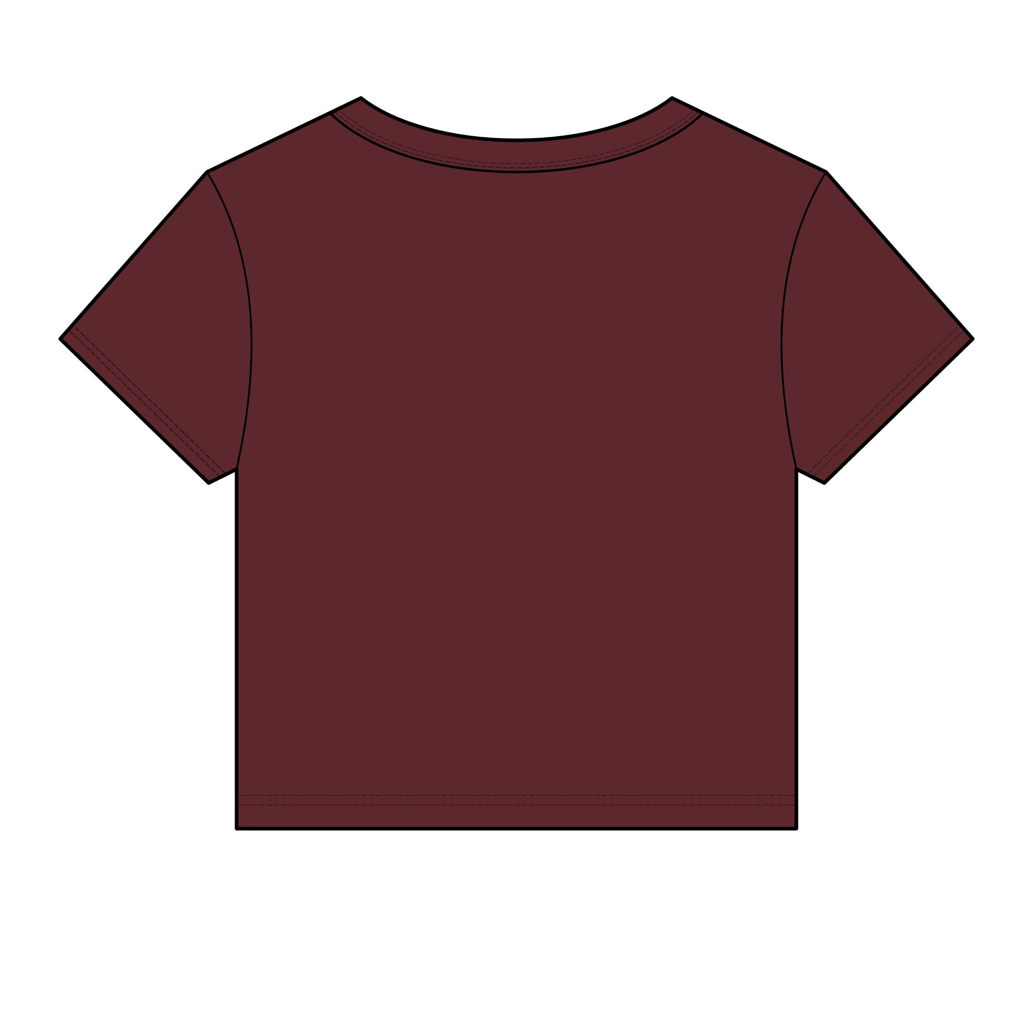 Allure Salon Women's Baby Tee — Eyelash & Brows Graphic Crop Tee