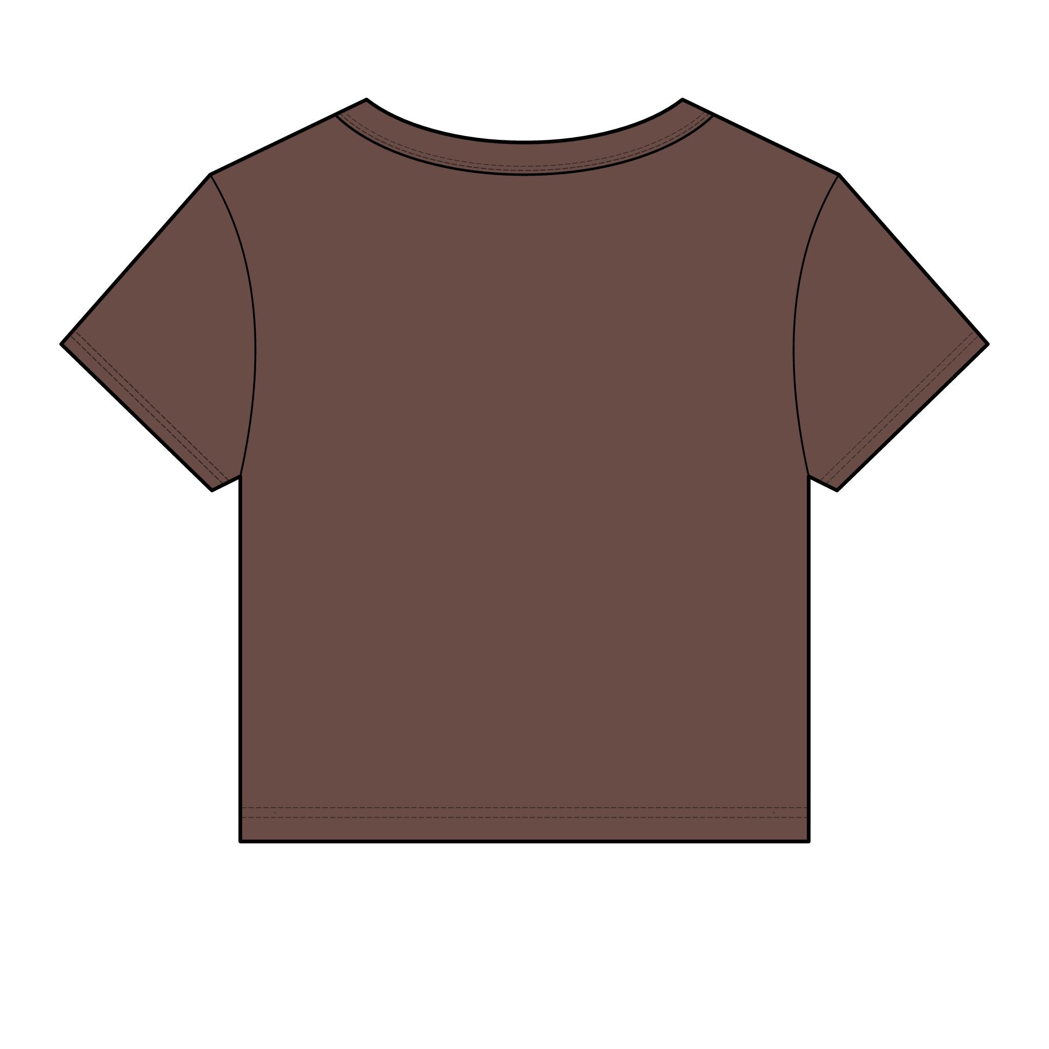 Allure Salon Women's Baby Tee — Eyelash & Brows Graphic Crop Tee