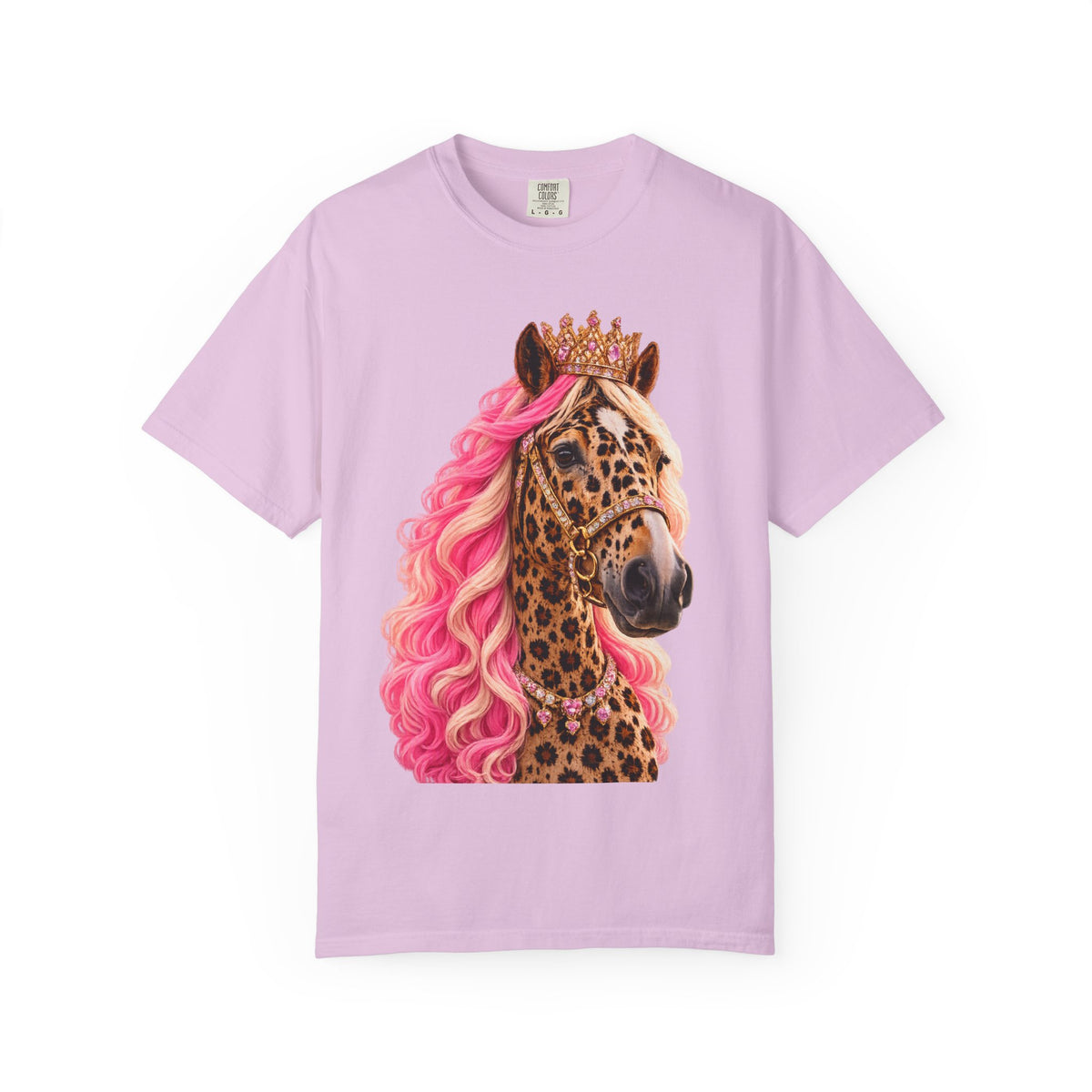 Pink Leopard Queen Horse T-Shirt