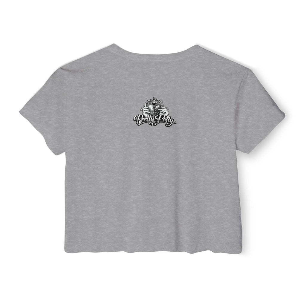 Crop Top — "I Don't throw shade i am the shade." Festival Graphic Crop Top