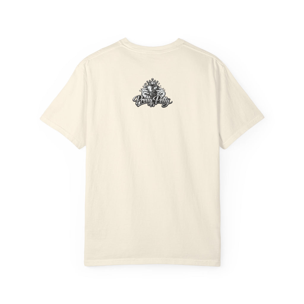 Graphic T-Shirt — "I Don't Keep Receipts, I Keep Distance." Front Quote Tee