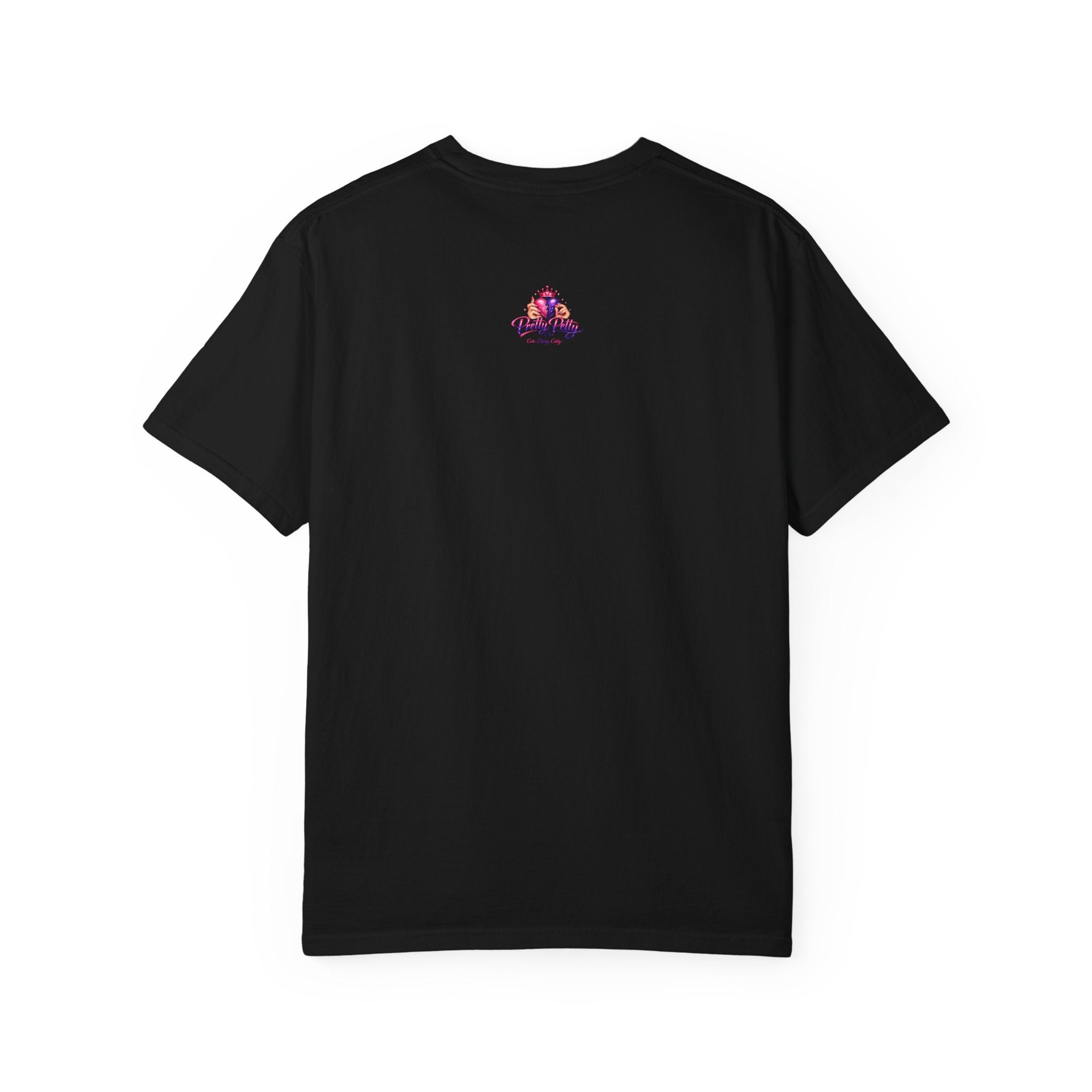 Graphic Tee — 'AH HA' Diva Illustration Crop Top Design