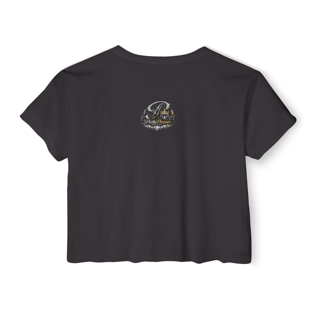 Sun-Kissed Crop Top — "Sun-Kissed, People-Dismissed" Festival Tee