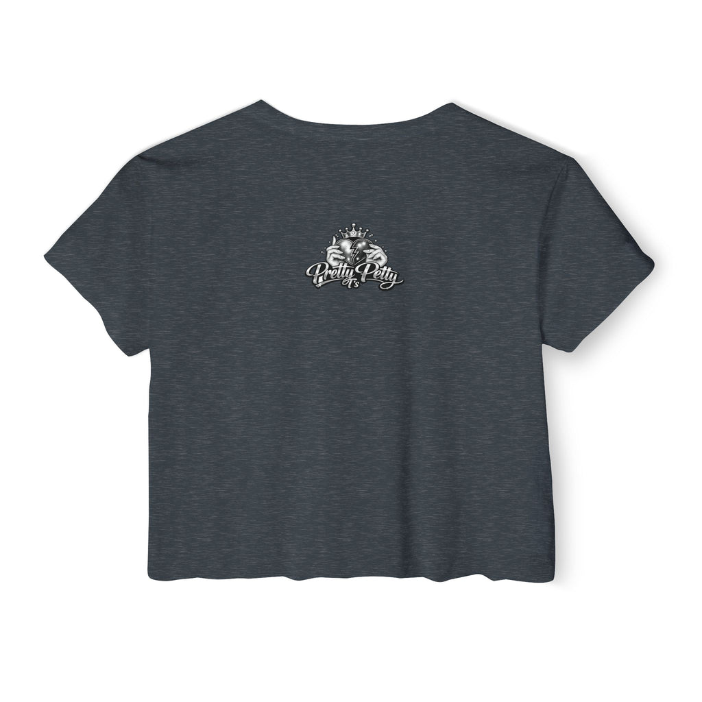 Crop Top — "I Don't throw shade i am the shade." Festival Graphic Crop Top