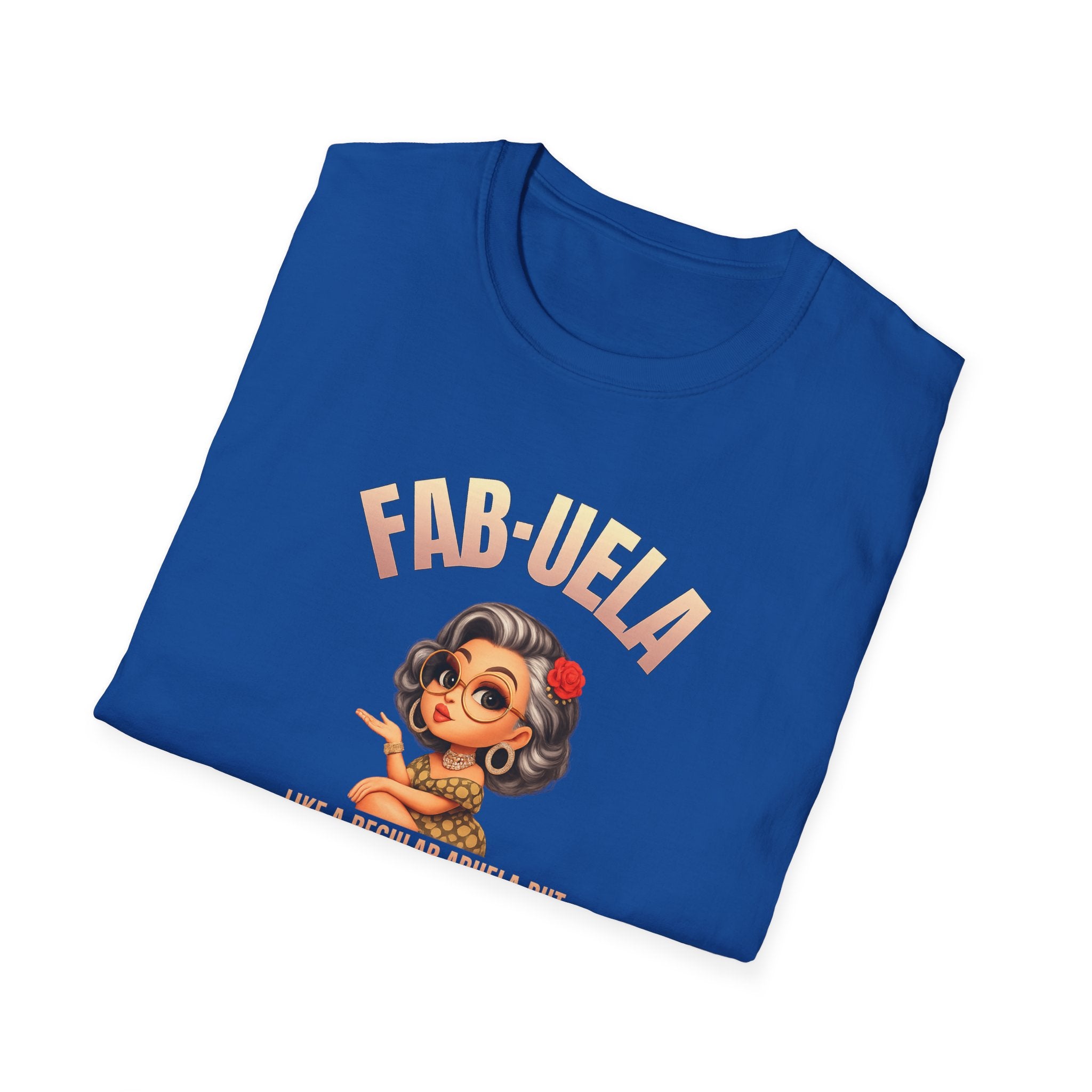 Fab-uela T-Shirt — Retro Grandma Graphic Tee ("Fab-uela: Like a Regular Grandma but More Fabulous")