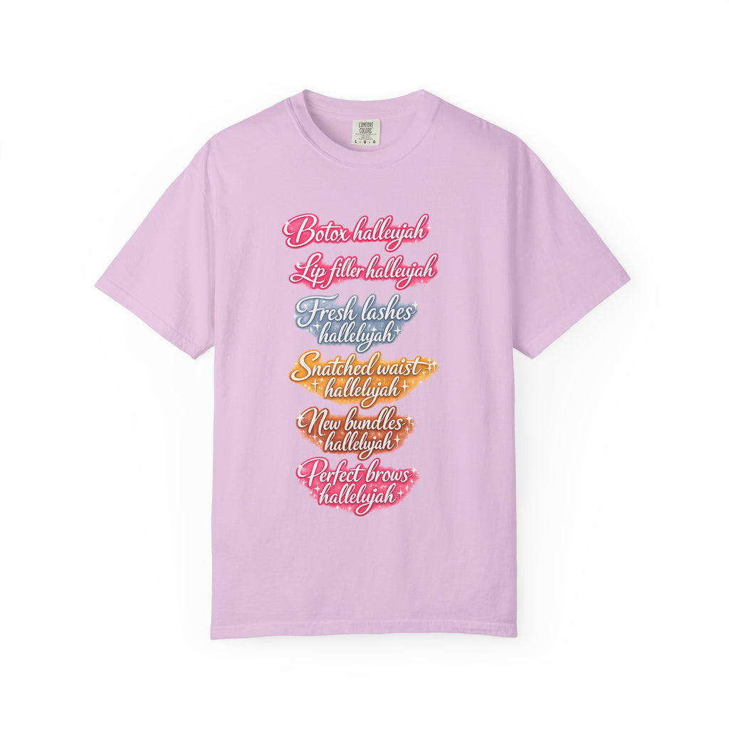 Beauty Boss Graphic T-Shirt — 'Hallelujah' Makeup & Lashes List