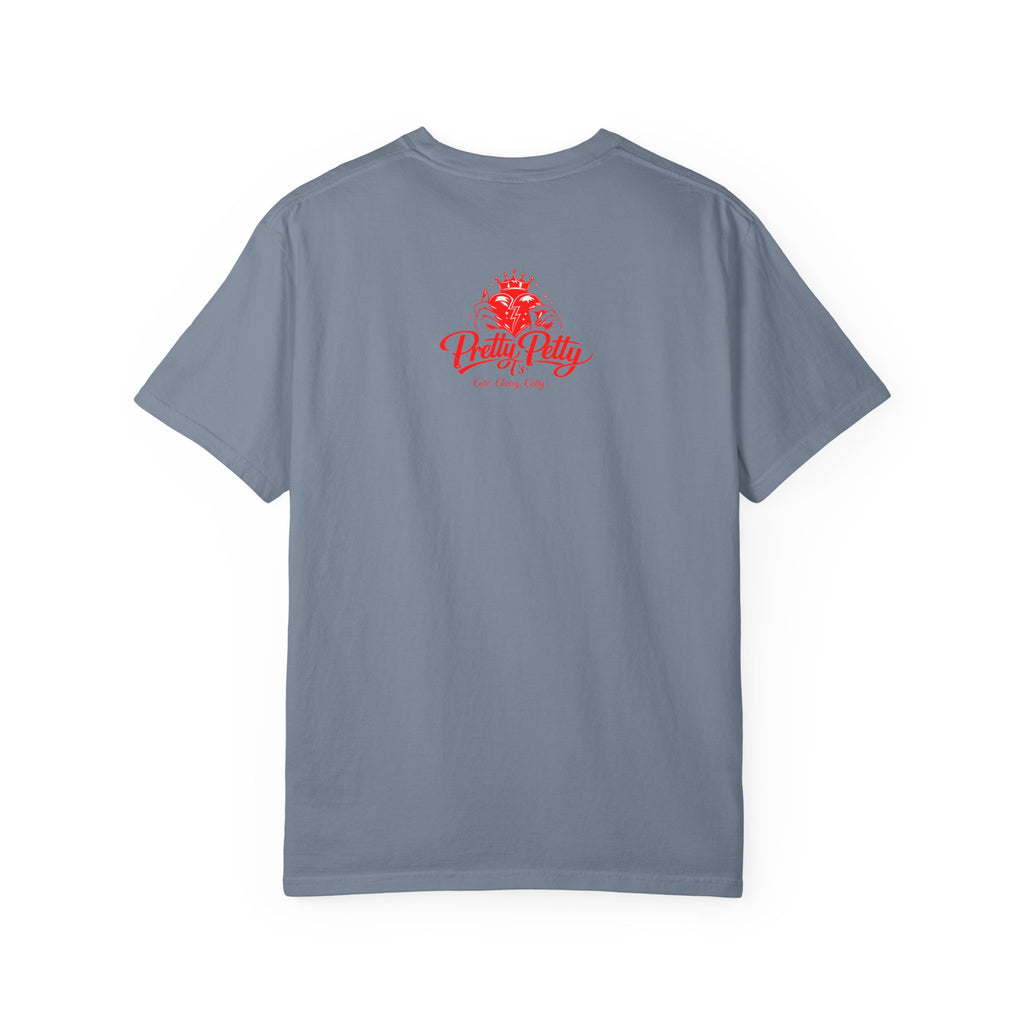 Patriotic Pin-Up T-Shirt — “Red White & Unbothered” 4th of July Tee