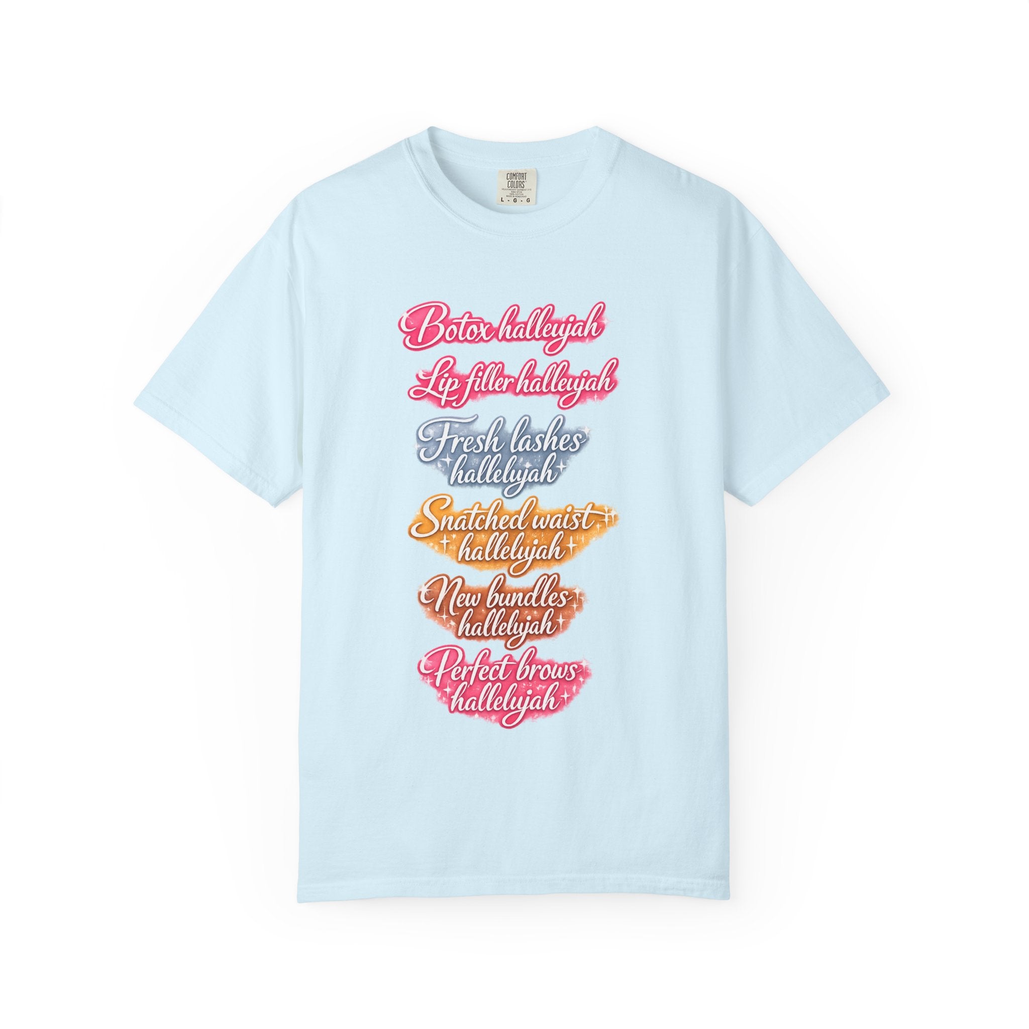 Beauty Boss Graphic T-Shirt — 'Hallelujah' Makeup & Lashes List