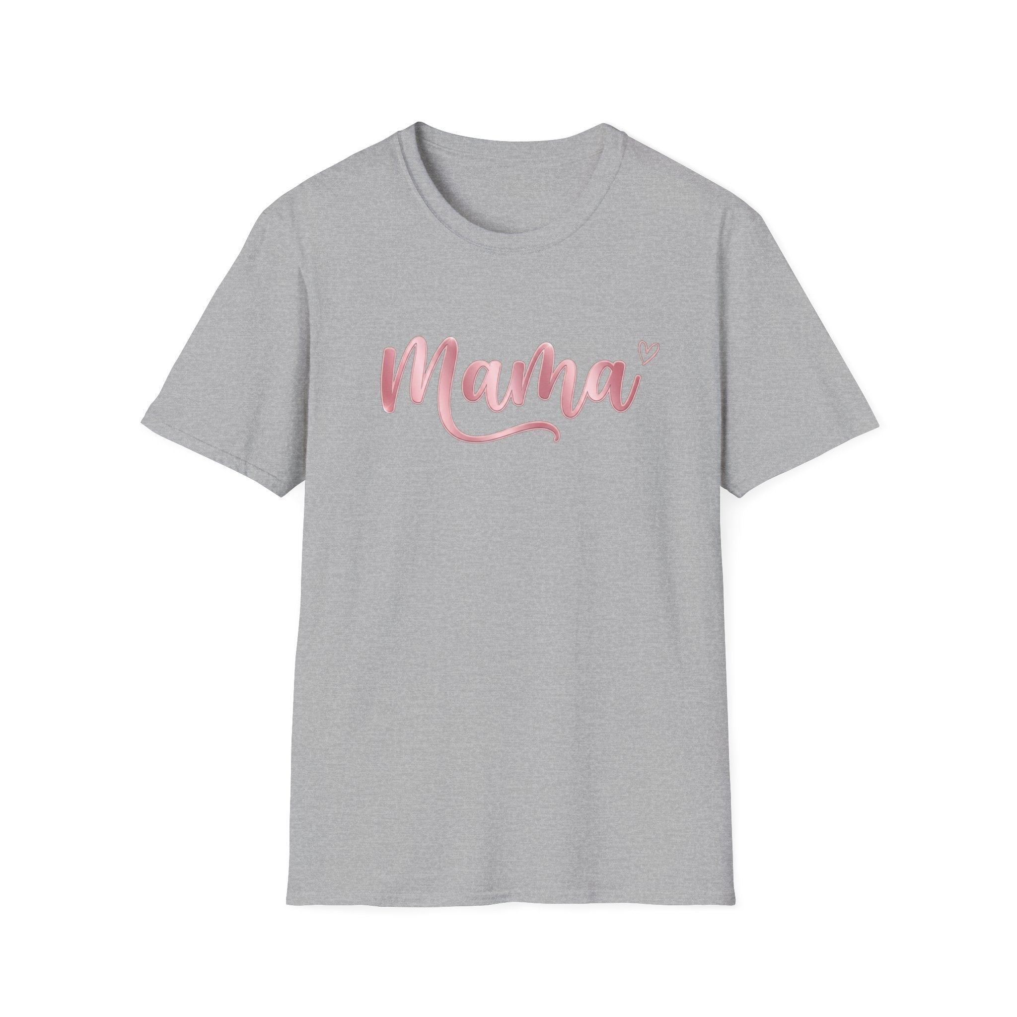 Mama Script T-Shirt — Pink Handwritten Mother's Day Tee