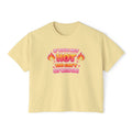 If You're Not Hot You Can't Sit With Us Women's Boxy Tee — Funny Sassy Graphic Crop T-Shirt