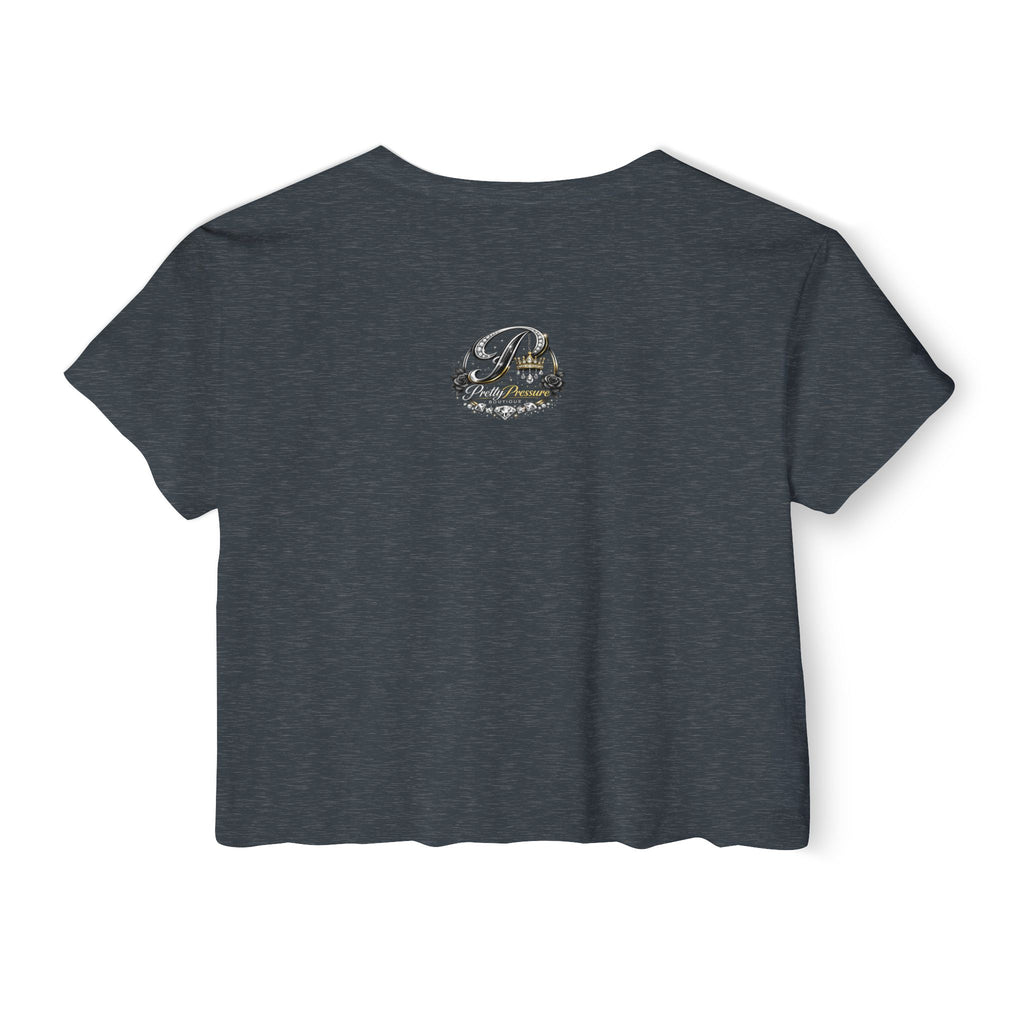 Sun-Kissed Crop Top — "Sun-Kissed, People-Dismissed" Festival Tee