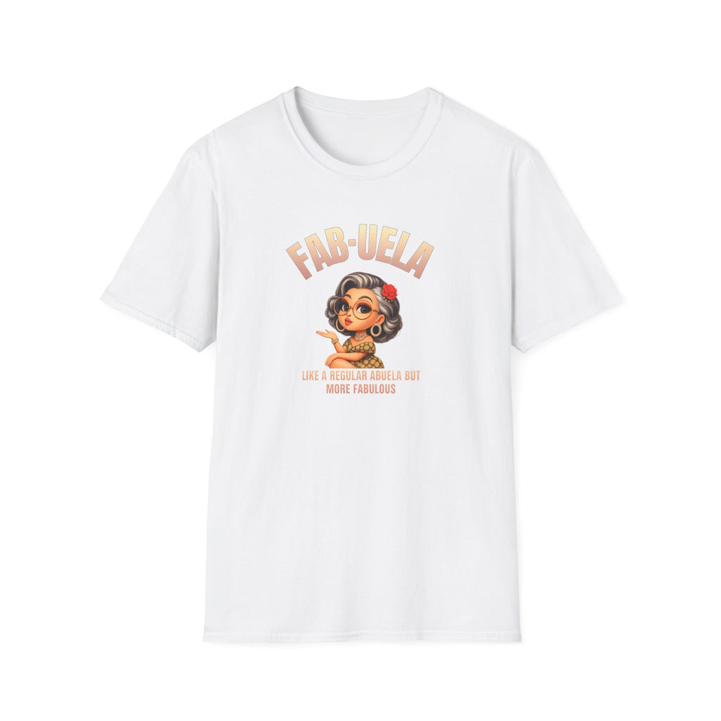 Fab-uela T-Shirt — Retro Grandma Graphic Tee ("Fab-uela: Like a Regular Grandma but More Fabulous")