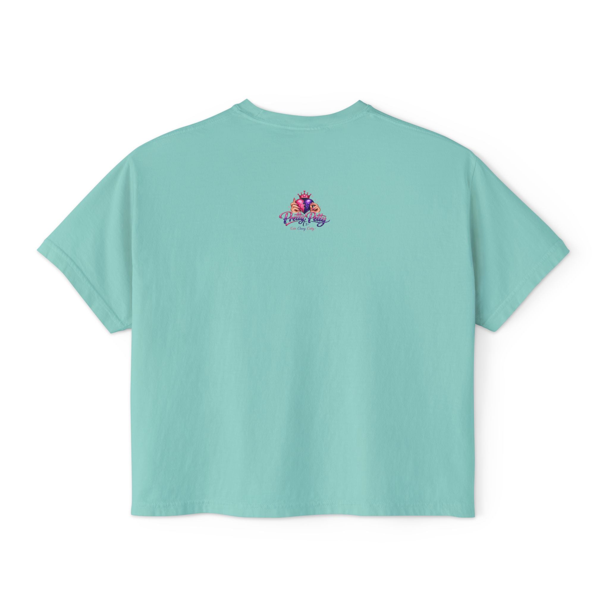 If You're Not Hot You Can't Sit With Us Women's Boxy Tee — Funny Sassy Graphic Crop T-Shirt