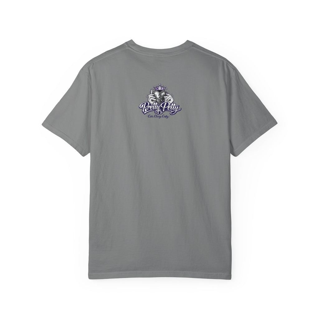 “I’m Not Petty…Unless You Start” Graphic T-Shirt — Retro Skull & Crown Back Design