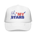 Oh My Stars Trucker Hat – Patriotic 4th of July Foam Cap
