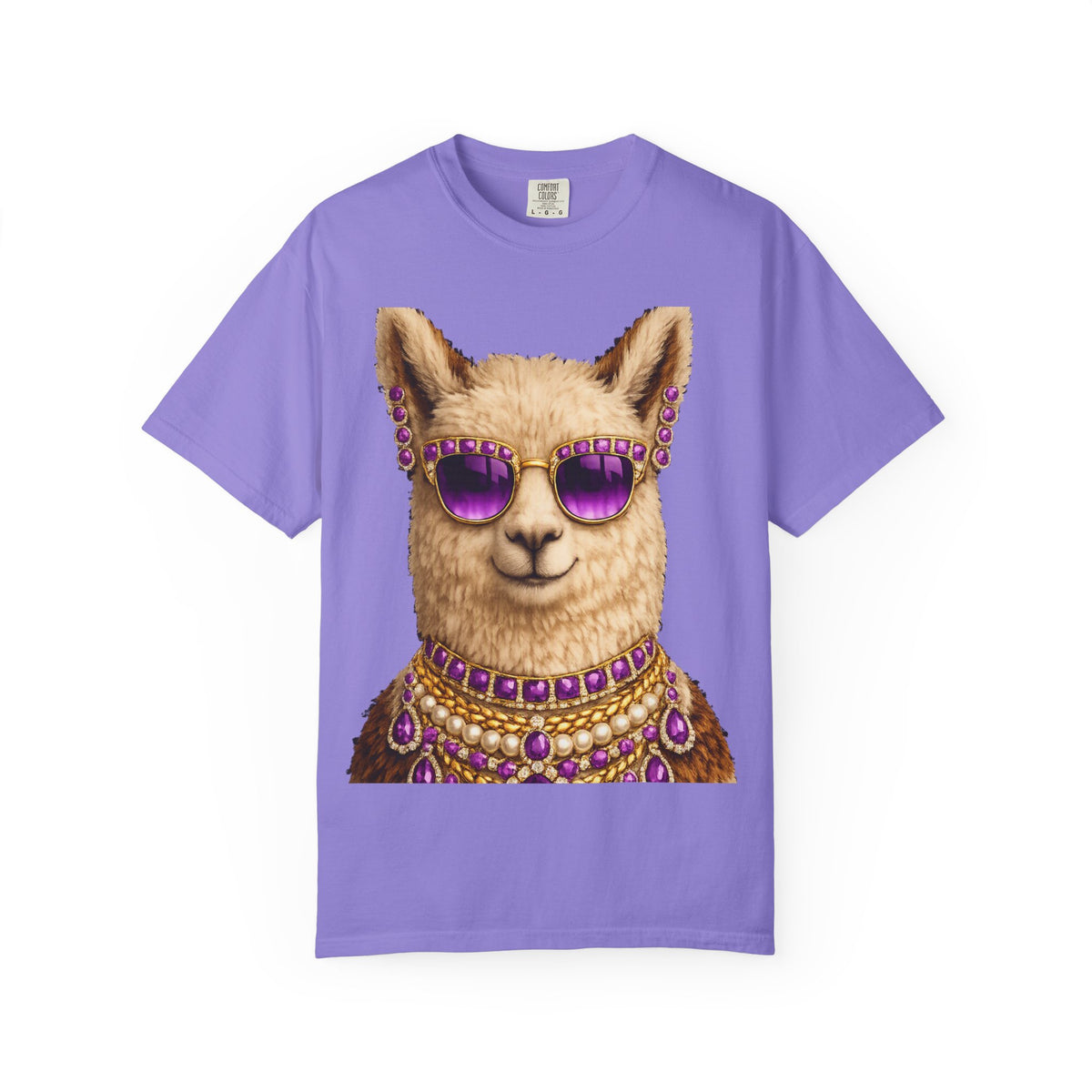 Bedazzled Alpaca T-Shirt – Funny Animal Graphic Tee