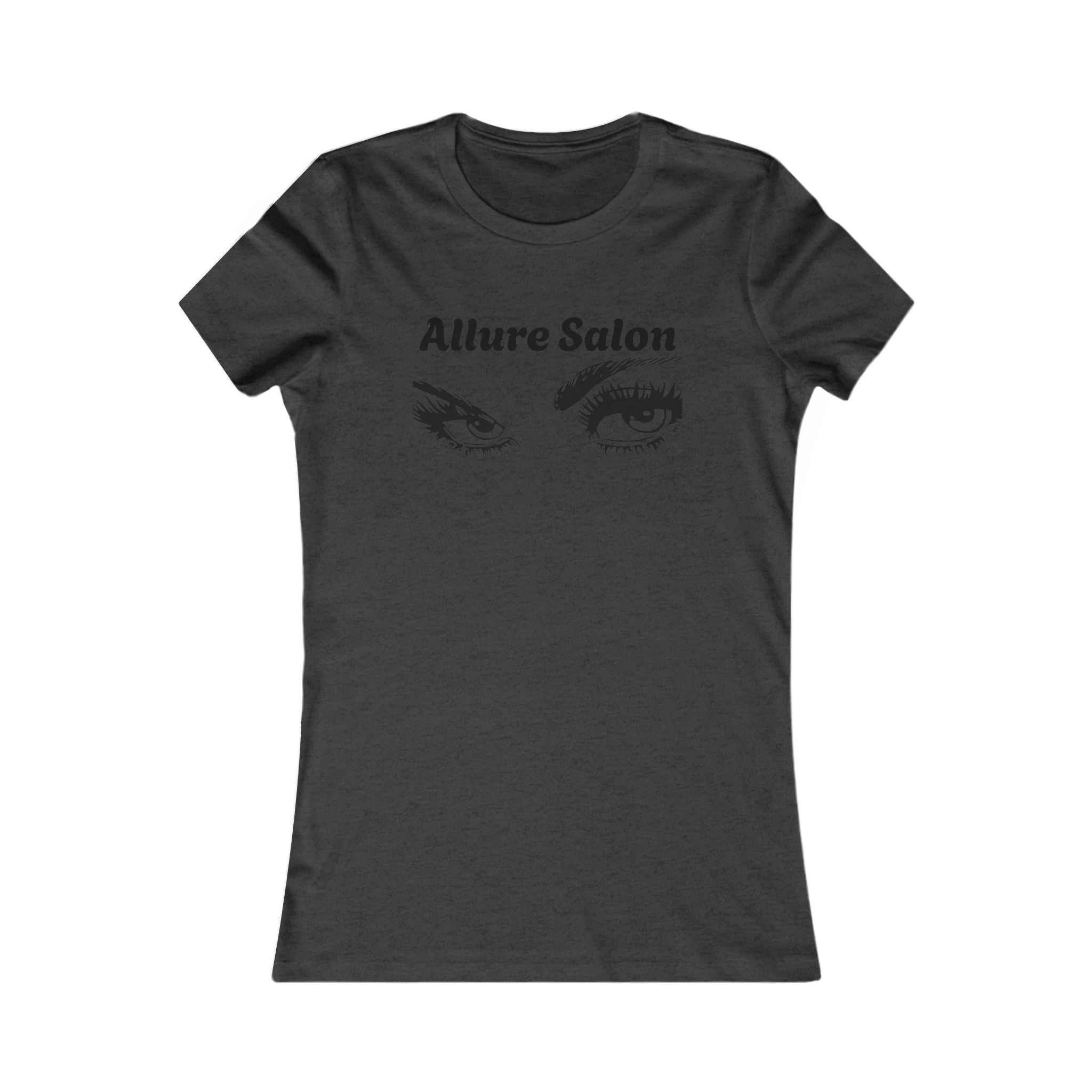 Allure Salon Women's Tee — Eyelash & Eye Makeup Graphic