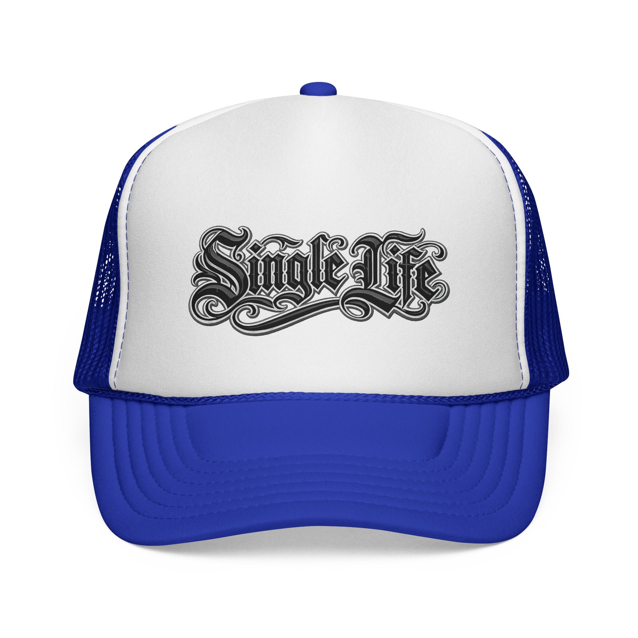 Trucker Cap — 'Single Life' Vintage Script Mesh Hat