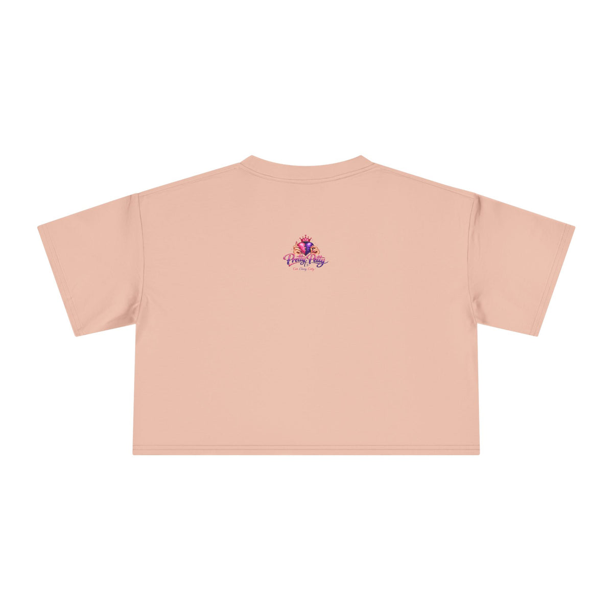 Women's Hamsa Hand Crop Tee – Pink Evil Eye Protection