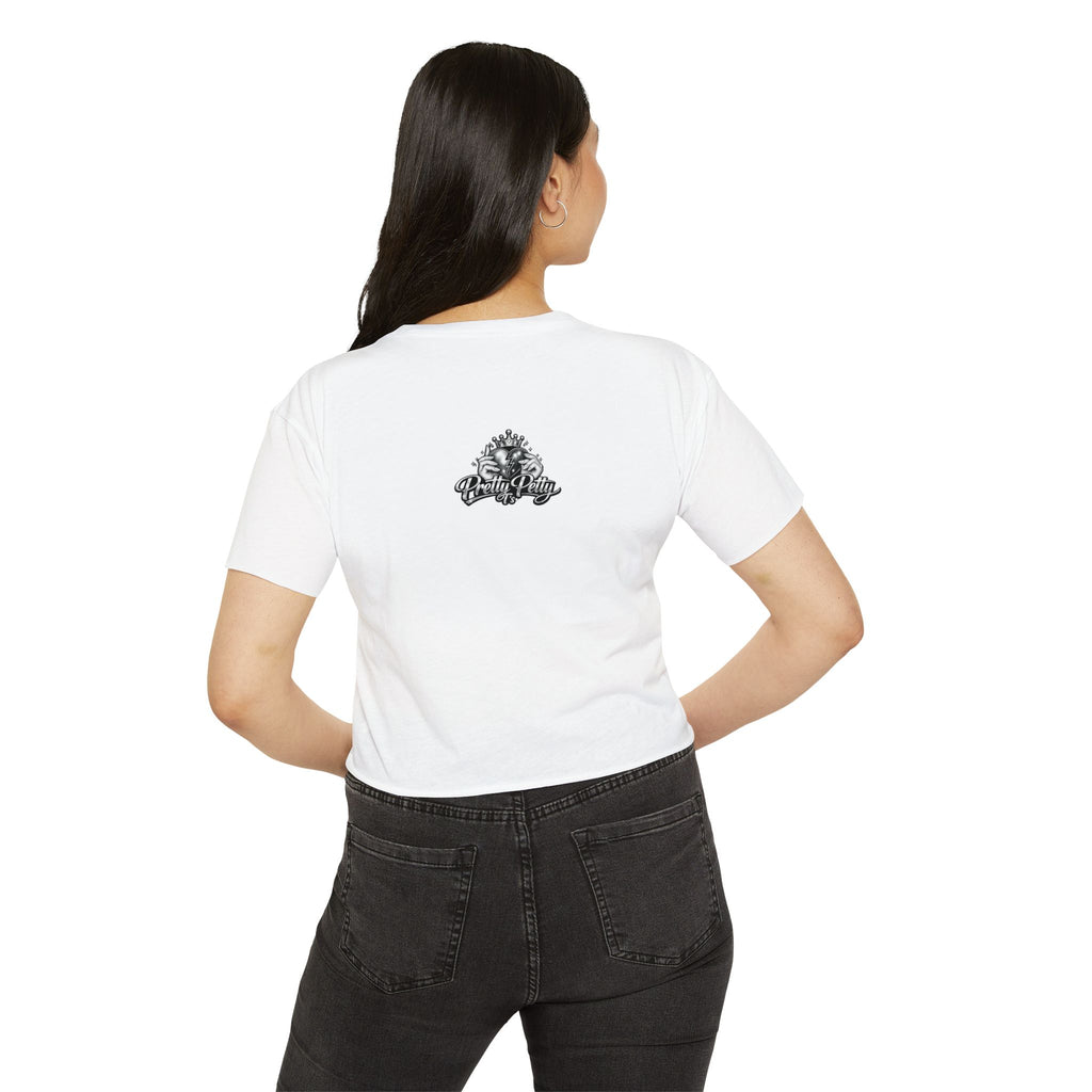 Festival Crop Top — 'I'm Just Here for the Wieners' USA Picnic Graphic