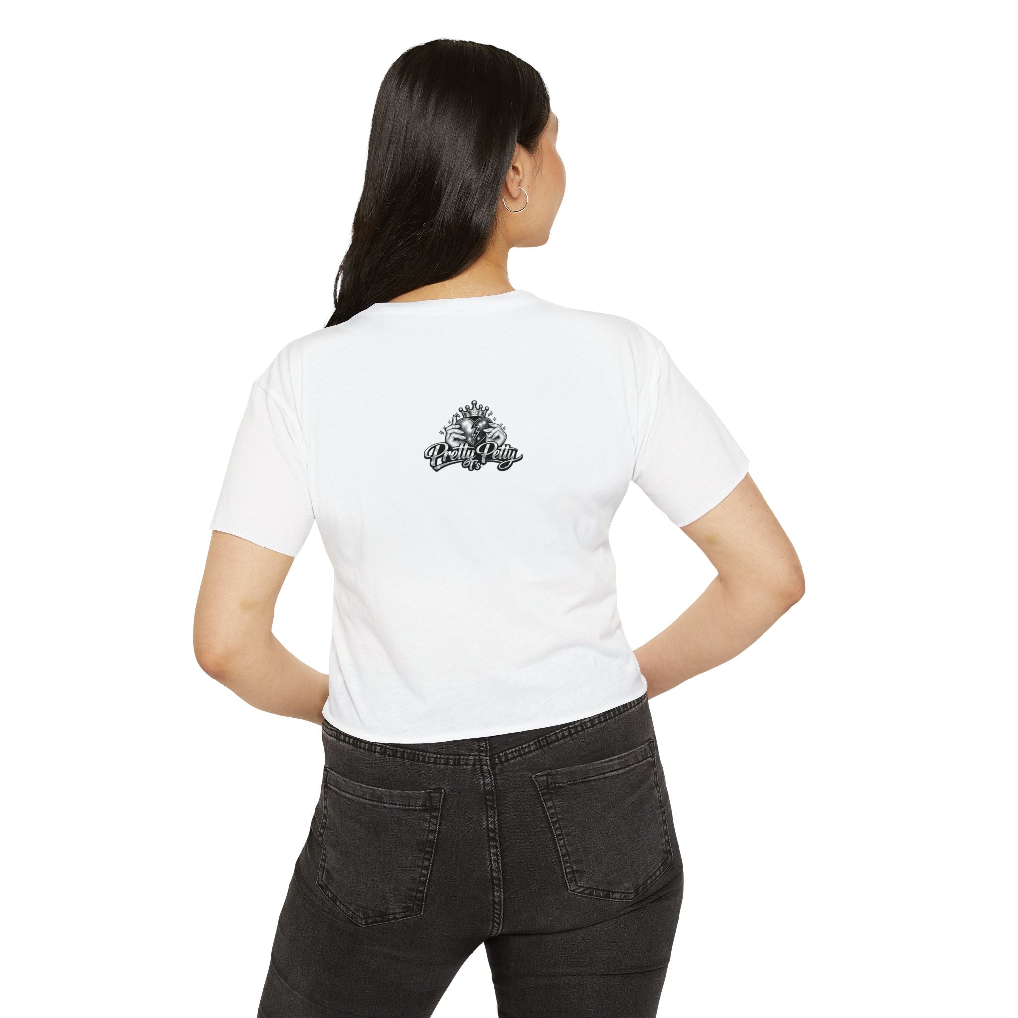 Festival Crop Top — 'I'm Just Here for the Wieners' USA Picnic Graphic