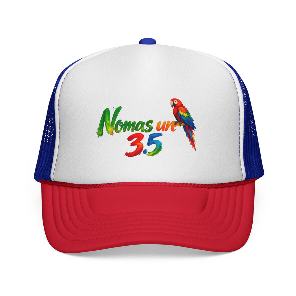 Trucker Cap — 'Nomas un 3.5' Colorful Parrot Beach Hat