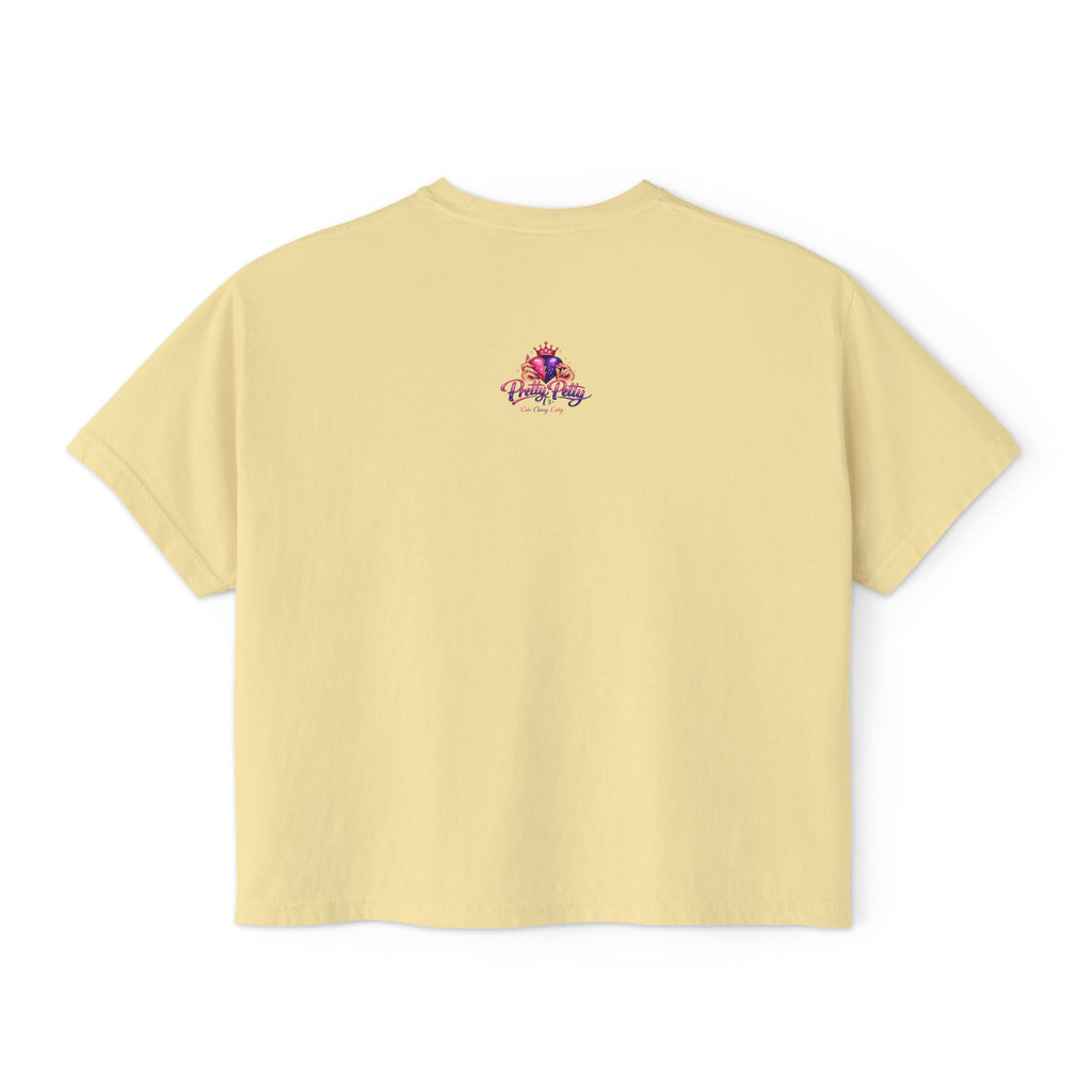 If You're Not Hot You Can't Sit With Us Women's Boxy Tee — Funny Sassy Graphic Crop T-Shirt
