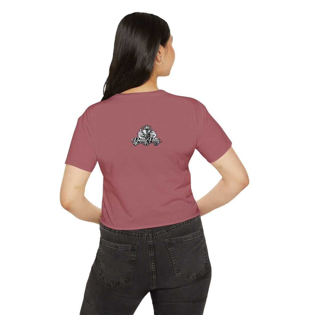 Festival Crop Top — 'I'm Just Here for the Wieners' USA Picnic Graphic
