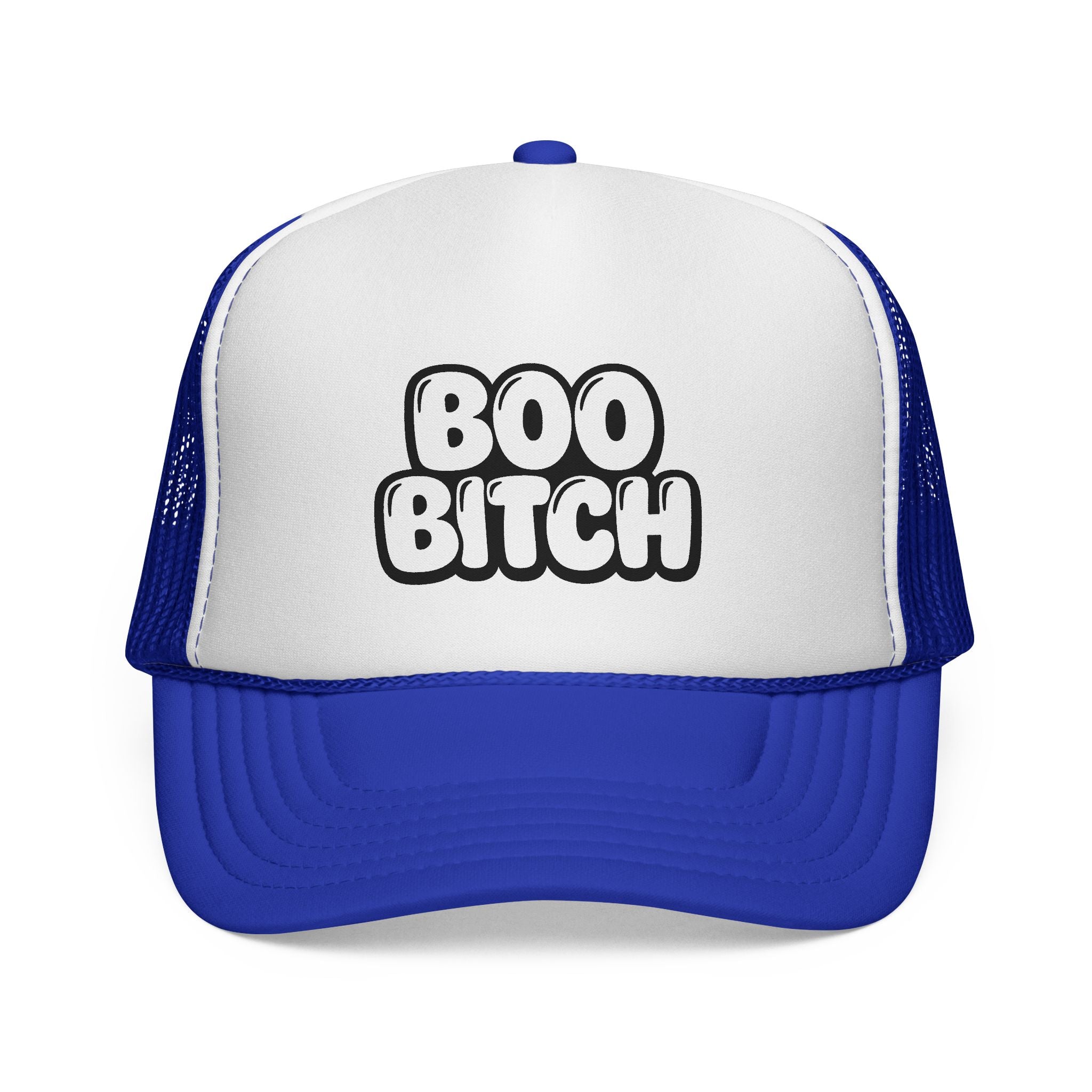 Trucker Hat — "Boo Bitch" Halloween Novelty Cap