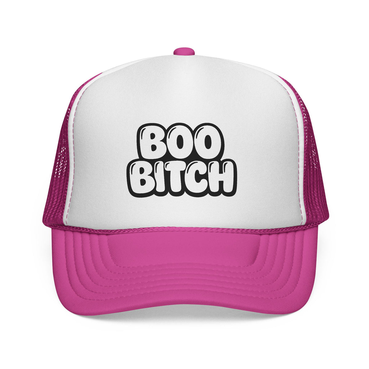 Trucker Hat — "Boo Bitch" Halloween Novelty Cap