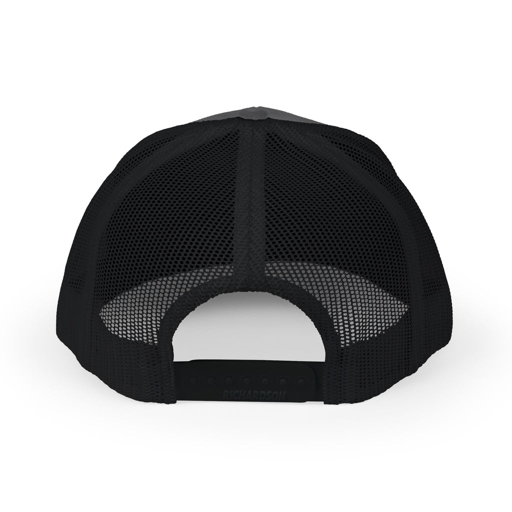 Papi Trucker Cap — Vintage Pink Script Snapback