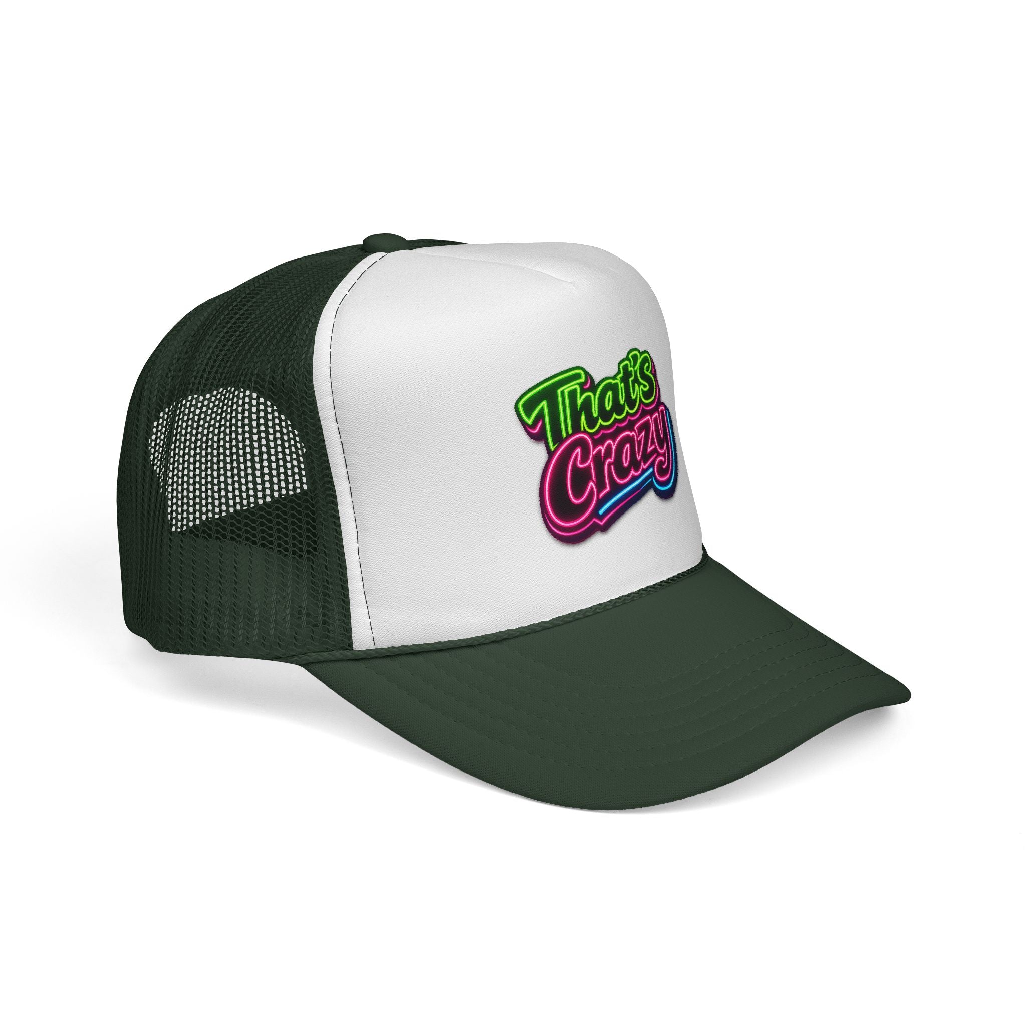 Trucker Cap — "That's Crazy" Retro Neon Patch