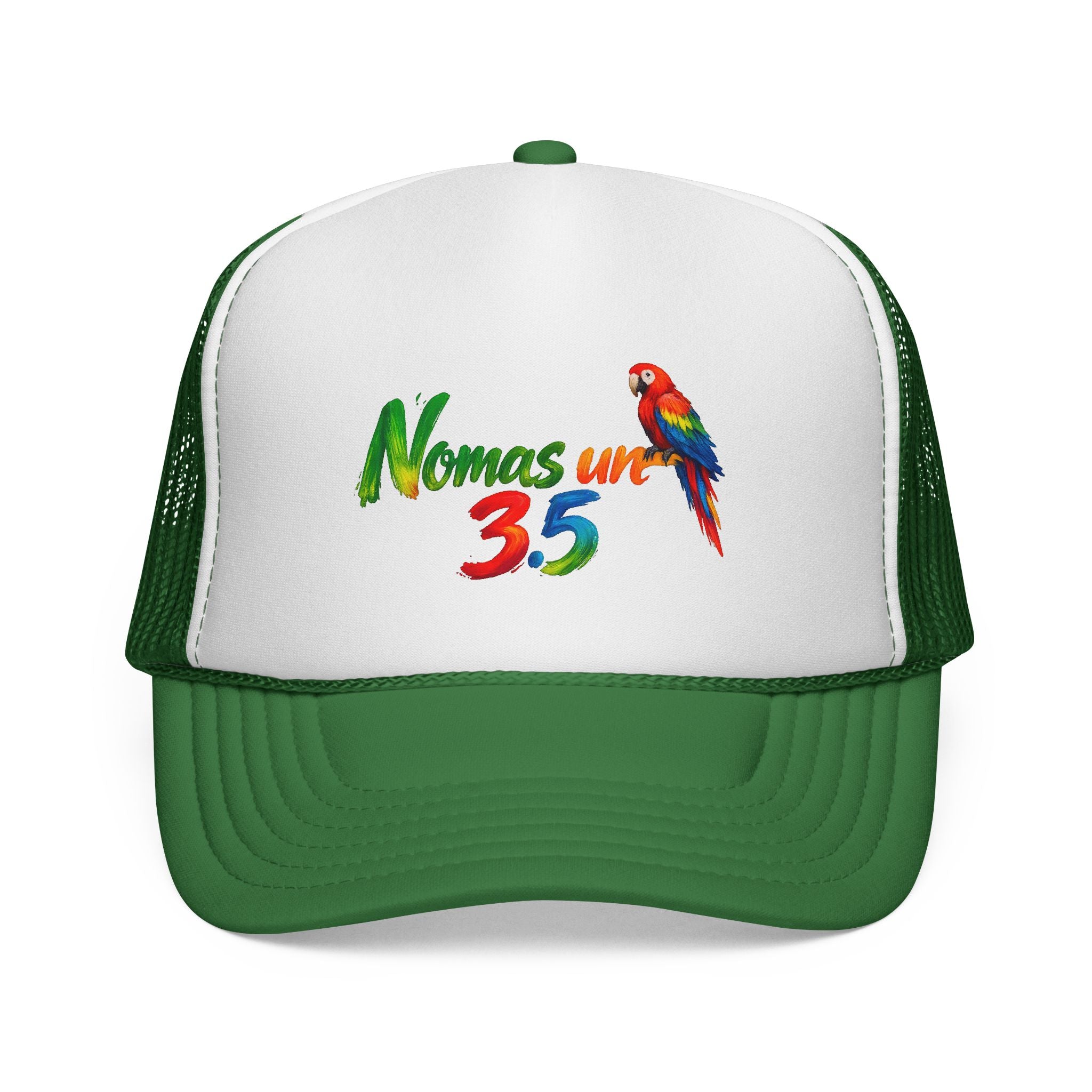 Trucker Cap — 'Nomas un 3.5' Colorful Parrot Beach Hat