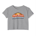 Sun-Kissed Crop Top — "Sun-Kissed, People-Dismissed" Festival Tee