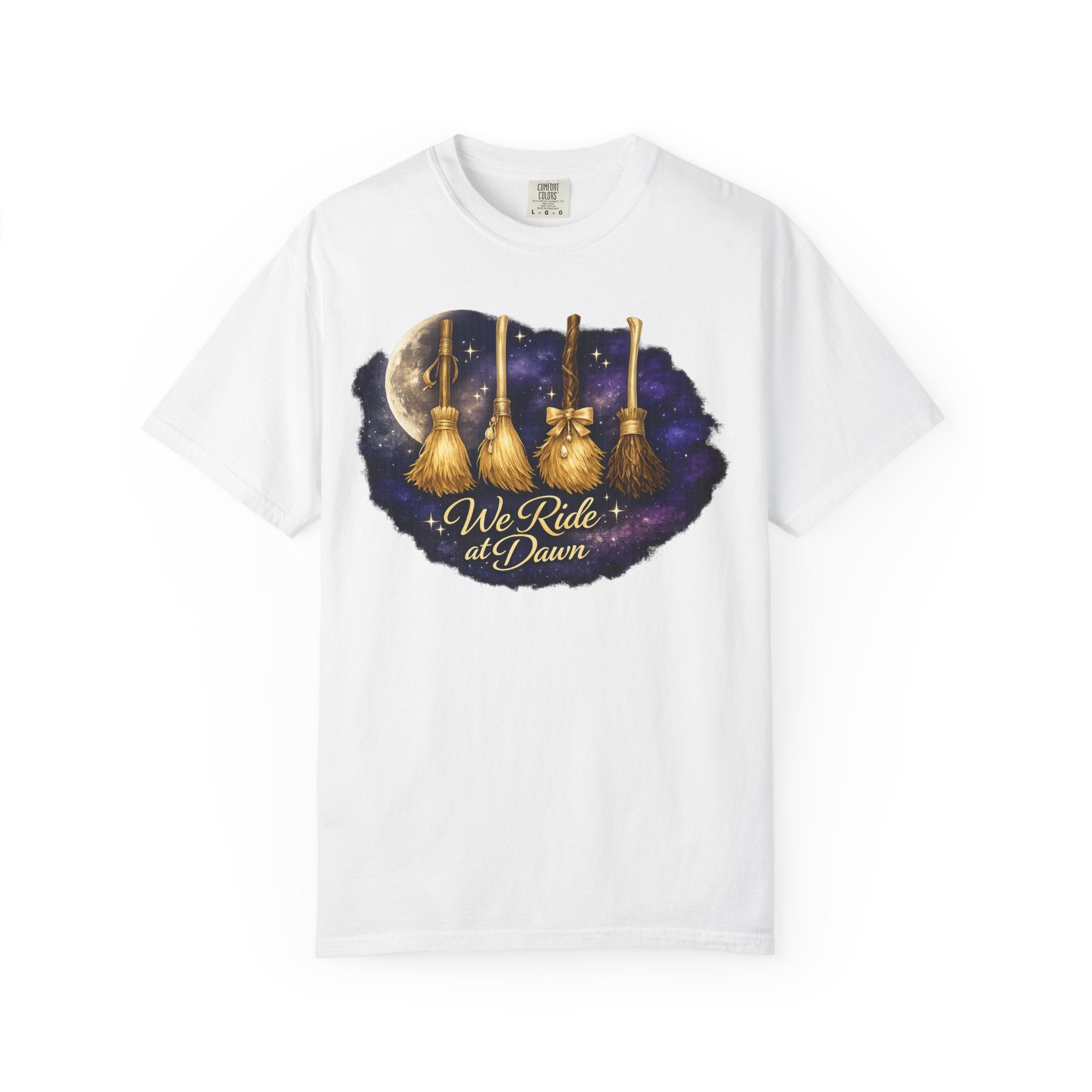 Witch Broomsticks 'We Ride at Dawn' T-Shirt