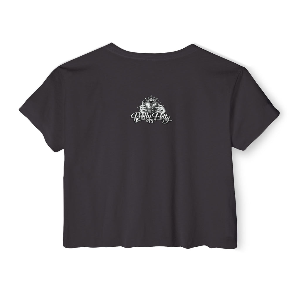 Crop Top — "I Don't throw shade i am the shade." Festival Graphic Crop Top