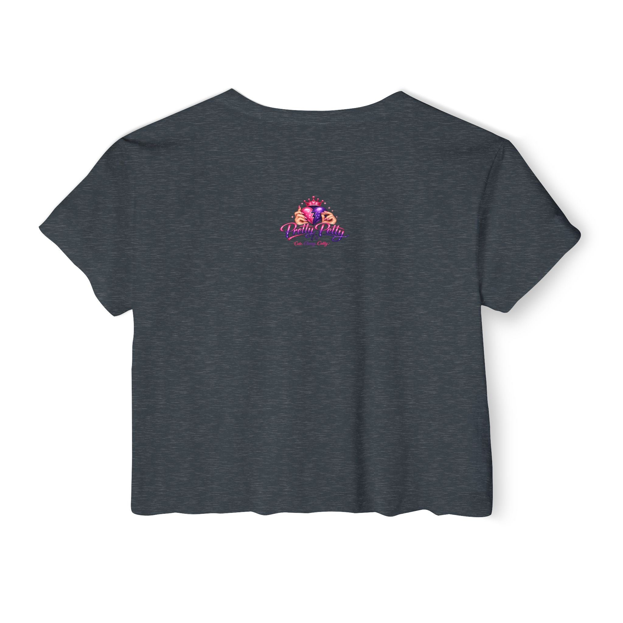 Festival Crop Top — Colorful Diva Tug-of-War Graphic
