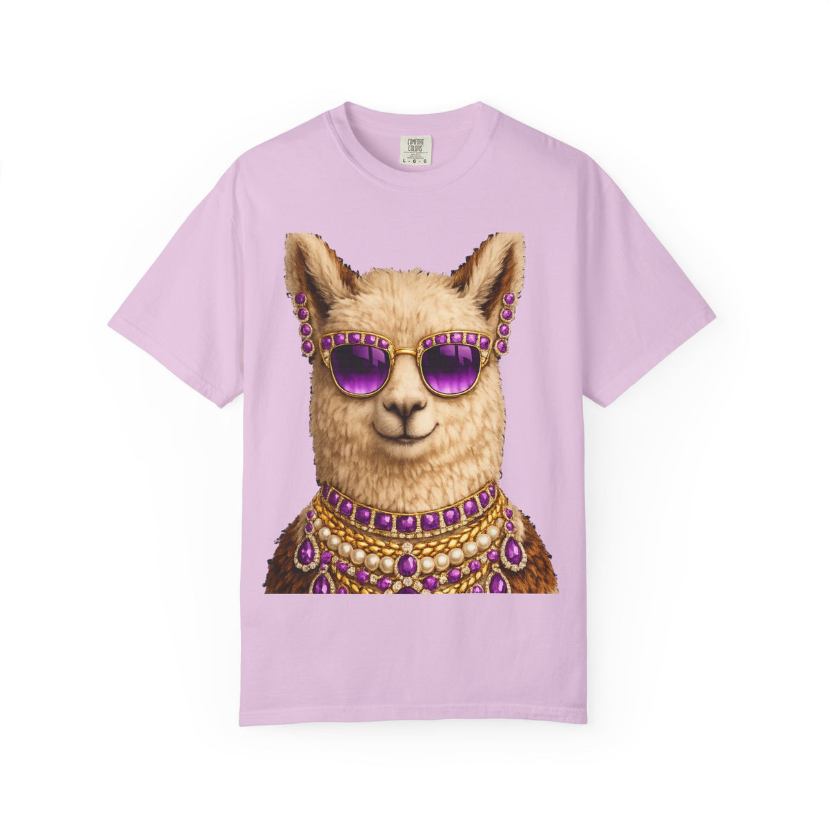 Bedazzled Alpaca T-Shirt – Funny Animal Graphic Tee