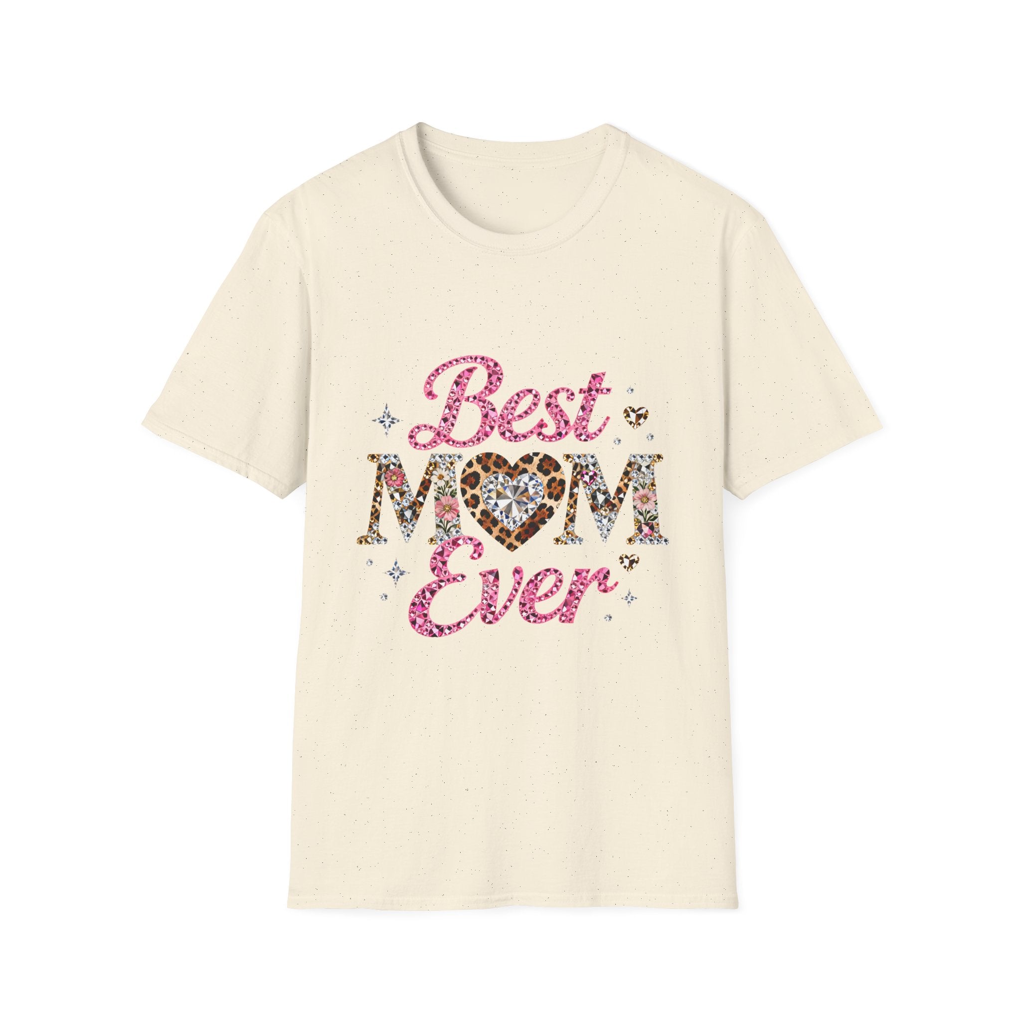 Best Mom Ever T-Shirt — Leopard Heart Mother's Day Tee