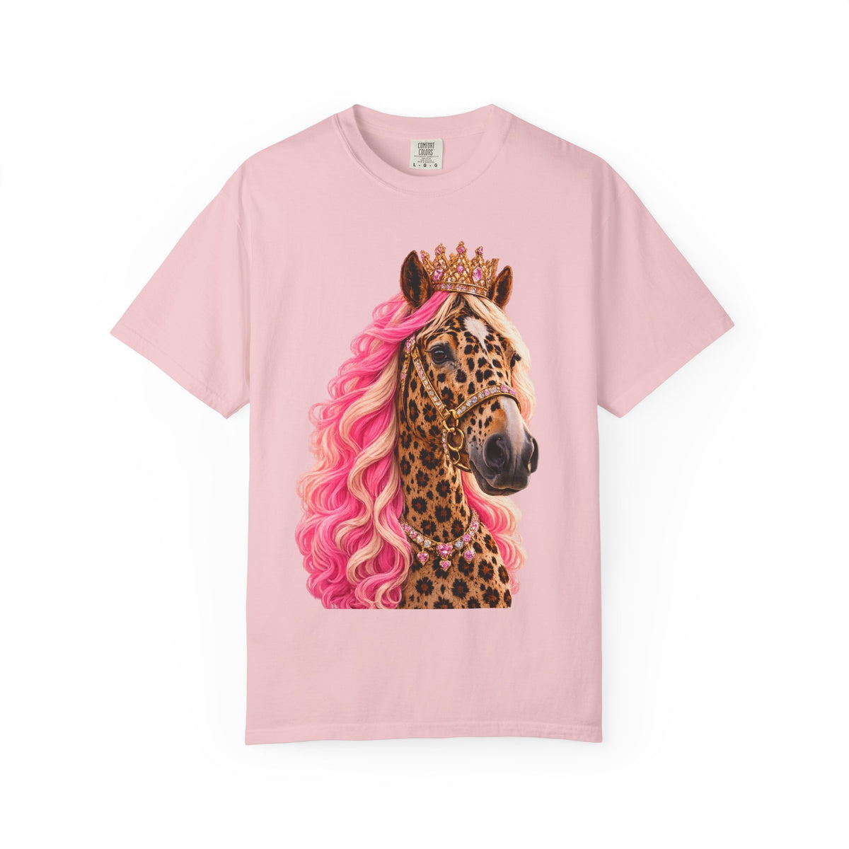 Pink Leopard Queen Horse T-Shirt