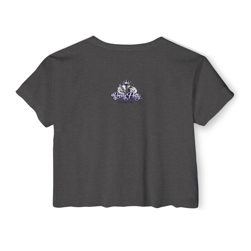 Festival Crop Top — Retro Pop Doll Graphic Crop for Women (Limited Edition)