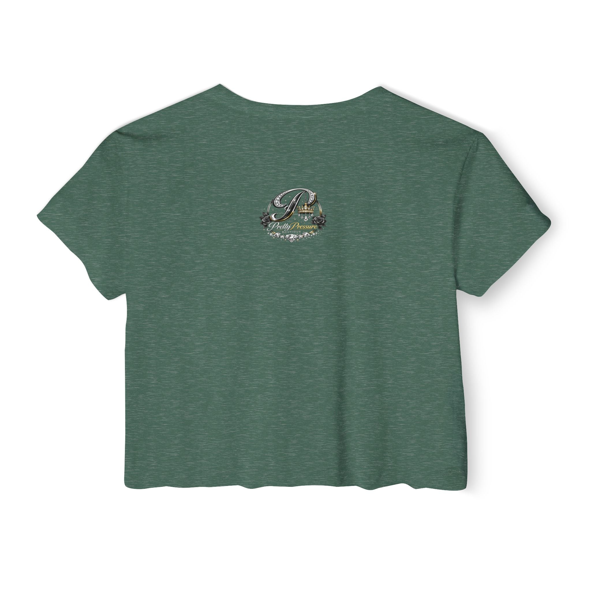 Sun-Kissed Crop Top — "Sun-Kissed, People-Dismissed" Festival Tee