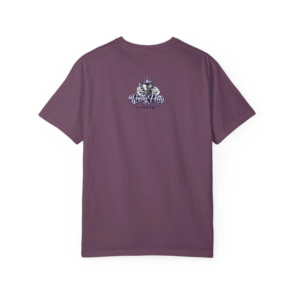 “I’m Not Petty…Unless You Start” Graphic T-Shirt — Retro Skull & Crown Back Design