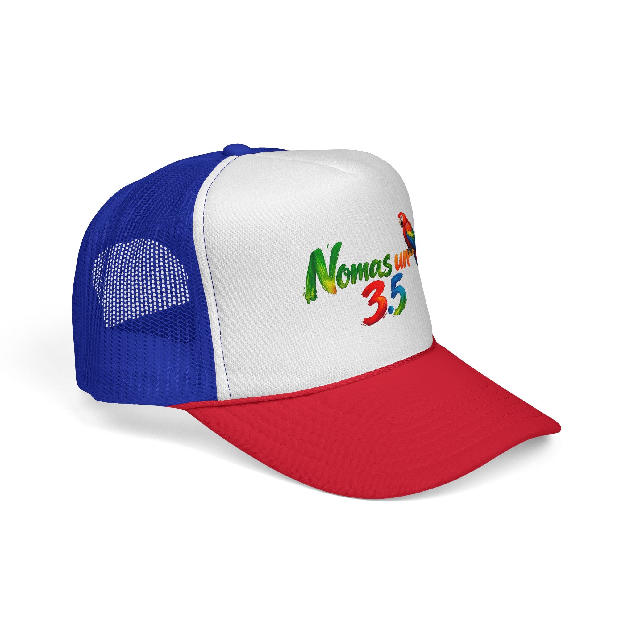 Trucker Cap — 'Nomas un 3.5' Colorful Parrot Beach Hat