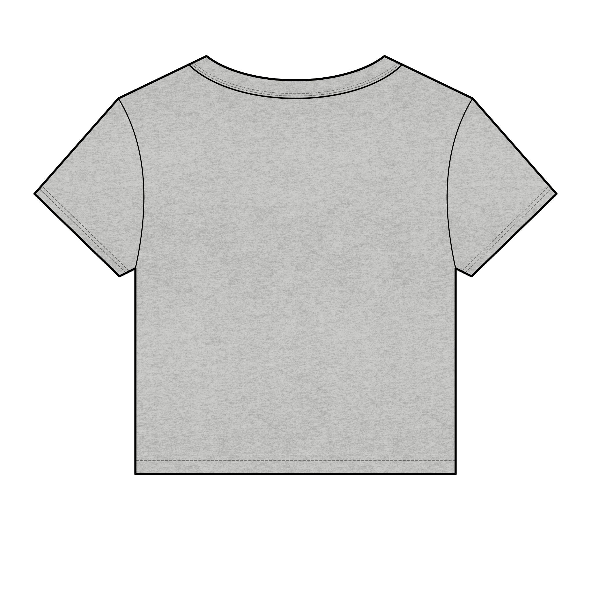 Allure Salon Women's Baby Tee — Eyelash & Brows Graphic Crop Tee