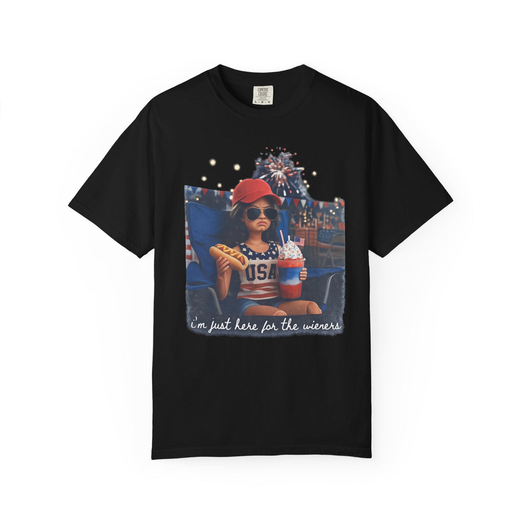 USA Fair Snack Graphic T-Shirt — "I'm just here for the winners" Retro Summer Tee