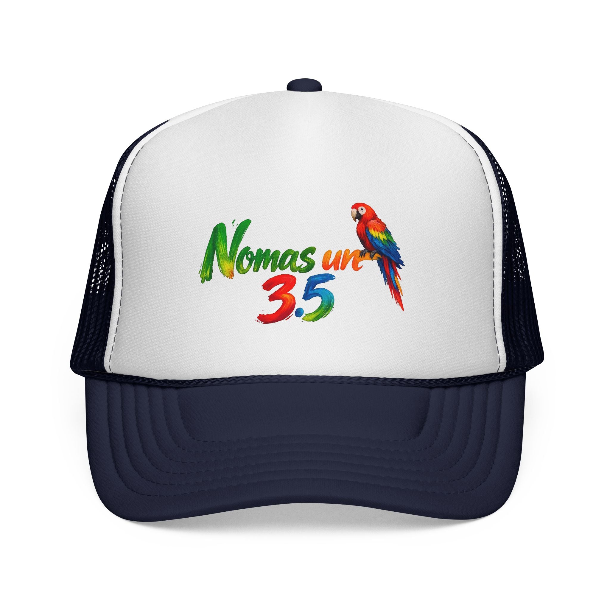 Trucker Cap — 'Nomas un 3.5' Colorful Parrot Beach Hat